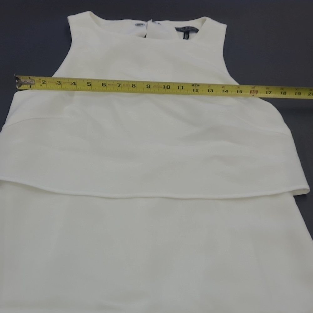 Rag & Bone Cream/White Sleeveless Open Back Dress Size L - Picture 8 of 15